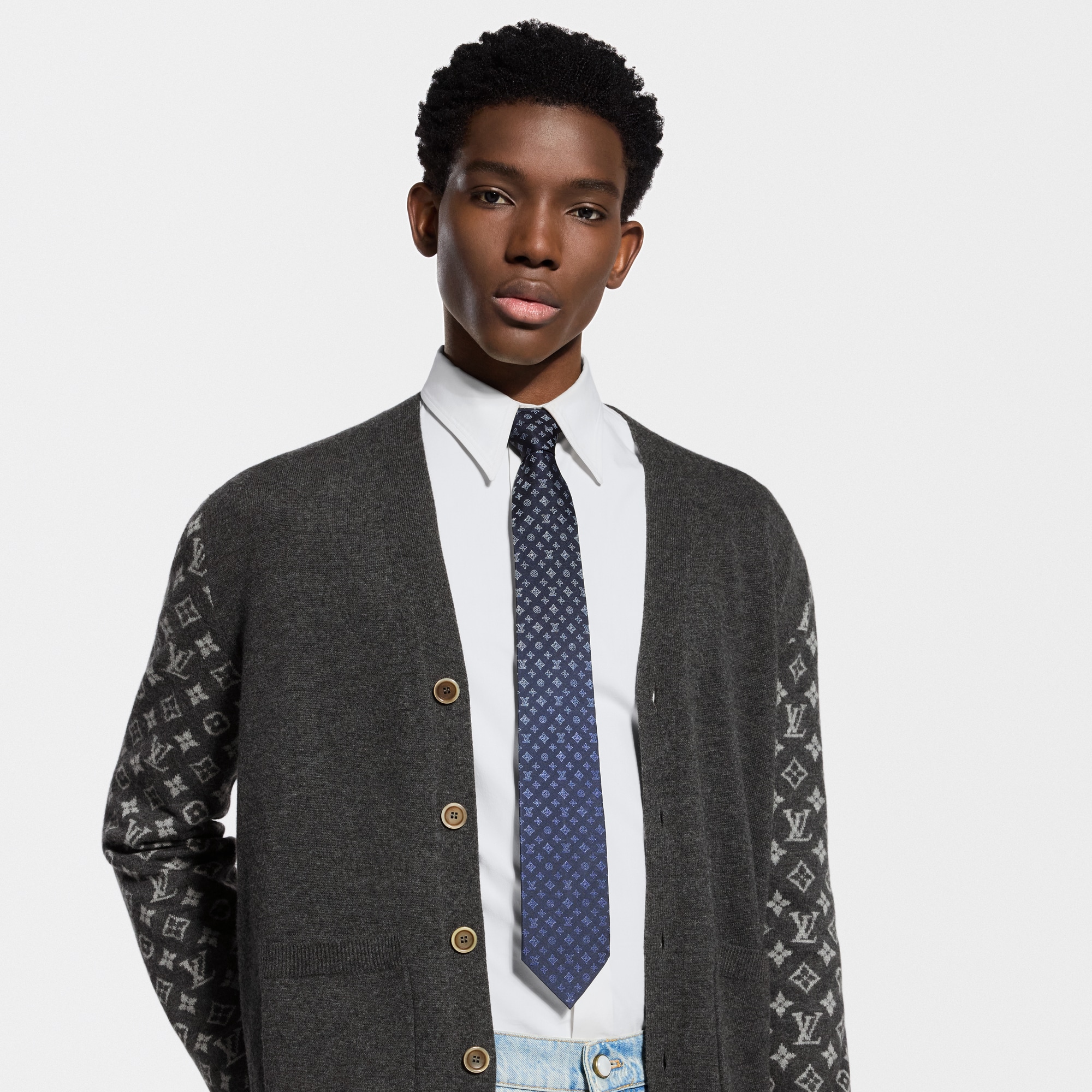 Monogram Blast Tie S00 - Men - Accessories | LOUIS VUITTON ®
